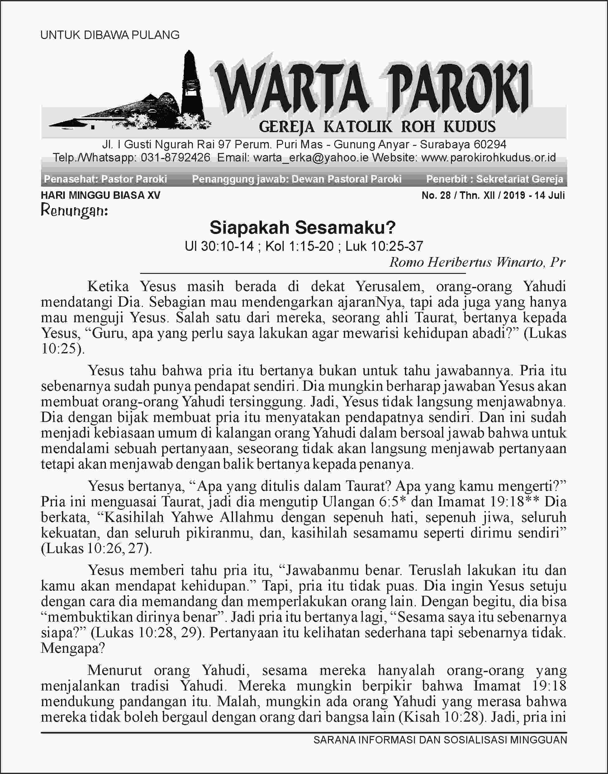 Paroki Roh Kudus